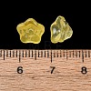 Baking Paint Transparent Glass Beads GLAA-T025-81C-03-3