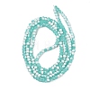 Frosted Crackle Glass Beads X1-GLAA-U001-4mm-M02-3