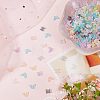 400Pcs 2 Style Transparent Glass Cabochons GGLA-SC0001-15-4