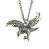 Tibetan Style Alloy Eagle Pendant Twisted Chain Necklaces for Men FS-WGDD367-02-2