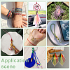 7 Rolls 7 Colors Nylon Chinese Knot Cord NWIR-PH0002-52-5