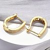 Brass Micro Pave Clear Cubic Zirconia Hoop Earrings EJEW-C182-07D-G-3