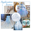 2 Yards Organza & Sequins Cloth Fabric DIY-NB0016-06-5