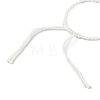 Braided Cotton Cord Bracelet Making MAK-L043-02G-15-3