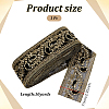 Flower Pattern Ethnic Style Embroidery Floral Polyester Ribbons OCOR-WH0070-322A-02-2