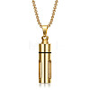 316L Surgical Stainless Steel Urn Ashes Pendants BOTT-PW0001-003A-G-1