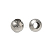 Tarnish Resistant Round 316 Surgical Stainless Steel Spacer Beads X-STAS-N032-02-4mm-2