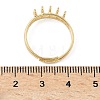 Adjustable Brass Finger Ring Trays for Hanging Pendant KK-K414-03D-G-3
