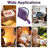 Velvet Jewelry Zipper Bags with Tassel ABAG-WH20009-32B-7