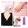 11Pcs Acrylic & Alloy & Plastic Pearl Keychains SJEW-WR00005-5