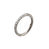 304 Stainless Steel Micro Pave Clear Cubic Zirconia Hoop Nose Rings AJEW-D306-06P-2