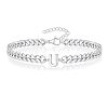 Letter 304 Stainless Steel Link Bracelets FS-WG7830E-45-1