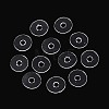 50Pcs Transparent PVC Insulating Gaskets PVC-T006-7mm-01-1
