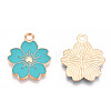 Alloy Enamel Pendants ENAM-S121-115G-2