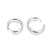 304 Stainless Steel Hoop Earrings EJEW-P177-P-06A-1