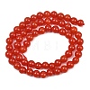 Natural Dyed White Jade Beads Strands GG-CBAEB22-B01-6mm-06-5
