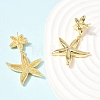Brass Dangle Earrings EJEW-D352-06G-04-3