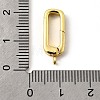Brass Spring Gate Rings KK-I364-04G-03-3