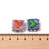 Handmade Lampwork Enamel Beads LAMP-S079-09-3