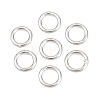 Brass Closed Jump Rings KK-D257-01P-07-1