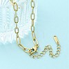 304 Stainless Steel Link Chain Bracelets BJEW-C084-06G-4