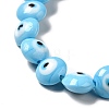 Handmade Evil Eye Lampwork Beads Strands LAMP-E030-03D-3