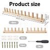 Wooden Knitting Loom Frame KNIT-WH0007-004-2