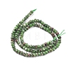 Dyed Natural Malaysia Jade Rondelle Beads Strands G-E316-2x4mm-43-2