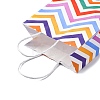 Wave Shaped Print Paper Packing Tote Bags LS-CARB-R001-01C-3