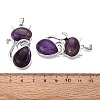 Natural Amethyst Pendants GG-N001-03P-01-3