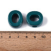 Opaque Acrylic European Beads OACR-M027-01O-09-3