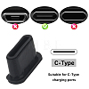 50Pcs Silicone Mobile Anti-Dust Plugs FIND-CN0001-98B-5