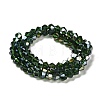 Transparent Electroplate Glass Beads Strands LS-EGLA-A039-T4mm-B25-2