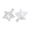 Alloy Rhinestone Pendants RB-CBA332B-03P-2