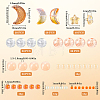 Mixed Styles Transparent Glass Beads GLAA-SC0002-17B-2