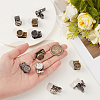 12Pcs 3 Colors Alloy Suspenders Replacement Clips No Sew Button Ends Adjustable Brace Clips For Overalls Pants Hats Garment BUTT-CY0001-35-3