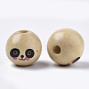 Natural Wood European Beads X1-WOOD-S055-16B-3