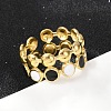 304 Stainless Steel Adjustable Cuff Rings RJEW-Q015-01G-B-5