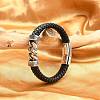 1Pc Braided Leather Cord Bracelets for Men BJEW-DJ0001-13-2