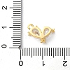 Brass Micro Pave Cubic Zirconia Charms KK-S513-04G-3