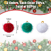 60Pcs 3 Colors Faux Mink Fur Covered Pendants DIY-FH0005-67-2