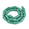 Opaque Glass Beads Strands GLAA-Q113-03A-C03-2