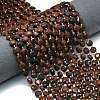 Natural Mahogany Obsidian Beads Strands G-C116-A66-02-1