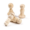 Unfinished Wooden Peg Dolls Set PW-WGFF26E-01-3