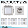 DIY Sublimation Blank Brooch Pin Making Kit DIY-WH0591-619B-2