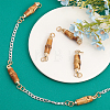 8Pcs Bamboo Connector Charms WOOD-CA0001-67-5