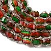 Two Tone Resin Beads Strands GLAA-T035-02G-2