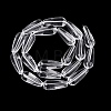 Transparent Glass Beads Strands GLAA-Q113-03A-A01-2