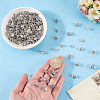 190Pcs 19 Styles Tibetan Style Alloy Tube Bails FIND-ME0004-24-4