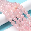 Natural Rose Quartz Dyed Beads Strands G-B046-07-2